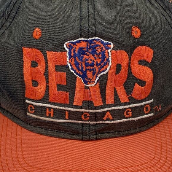 VTG Chicago Bears Drew Pearson DPM Snapback Hat Embroidered Spell Out Logo(H18) - Picture 9 of 11